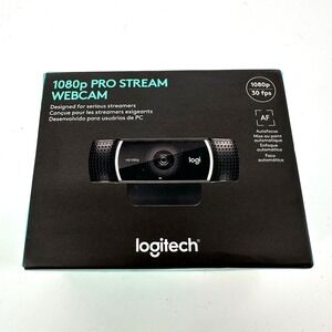 Logitech 1080p Webcam Pro Stream 30fps New